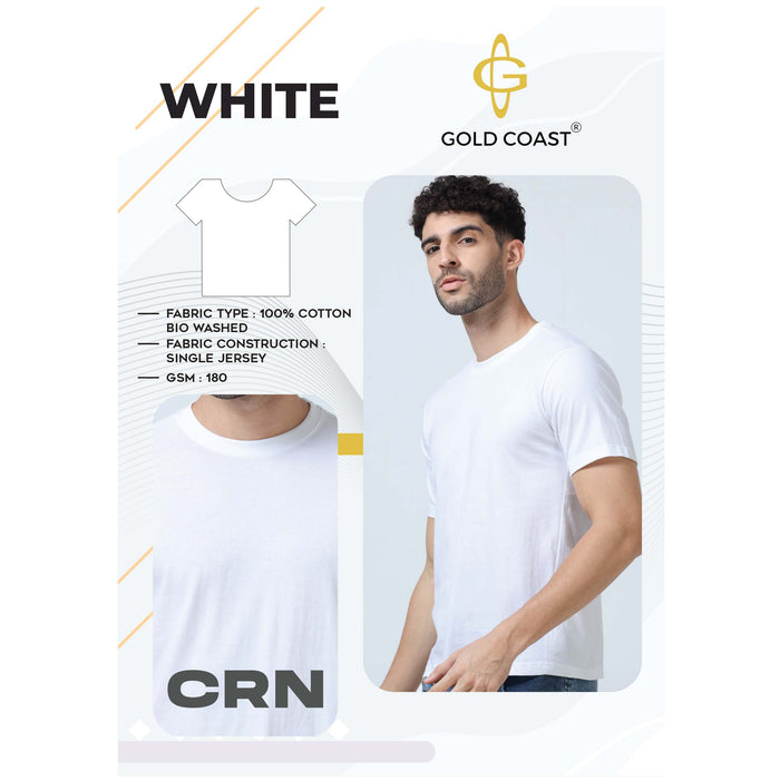 Gold Coast Cotton Biowash Round Neck - CRN