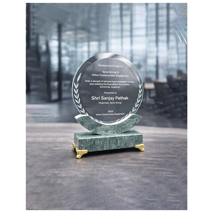 Crystal Trophy- CRT 11  Inch-8.5