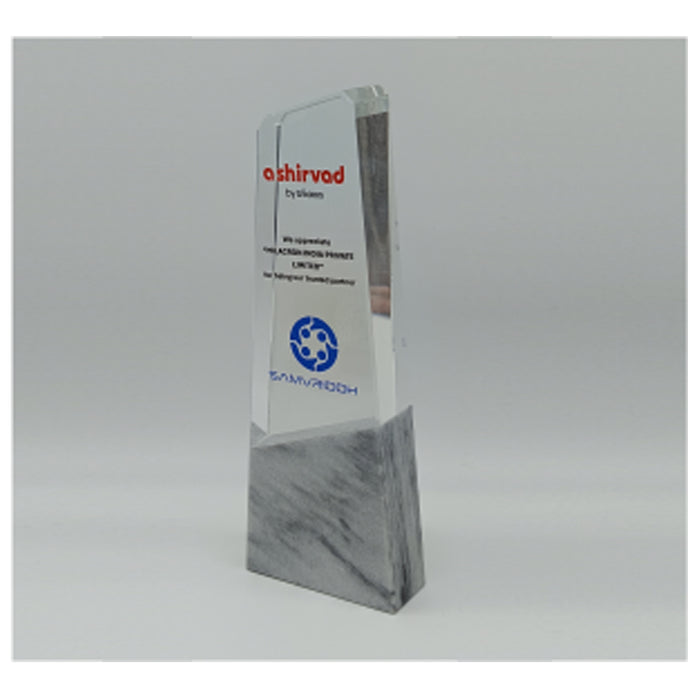 Crystal Trophy- CRT 12  Inch-9.5