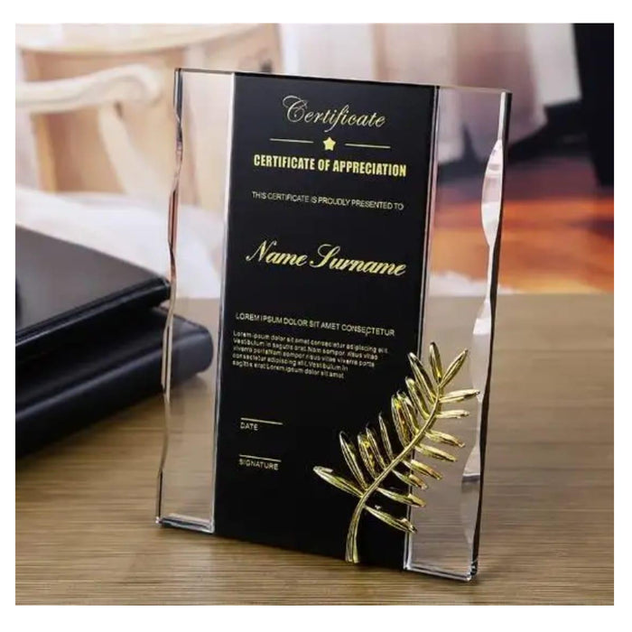 Crystal Trophy- CRT 25  Inch-8x11