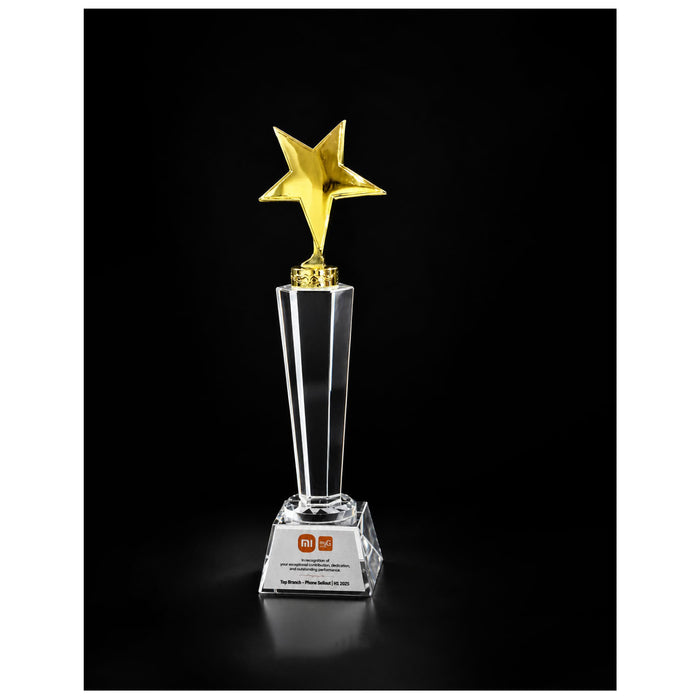 Crystal Trophy- CRT 27