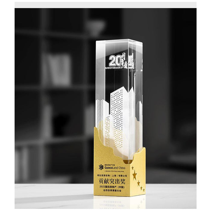 Crystal Trophy- CRT 2      Inch 9