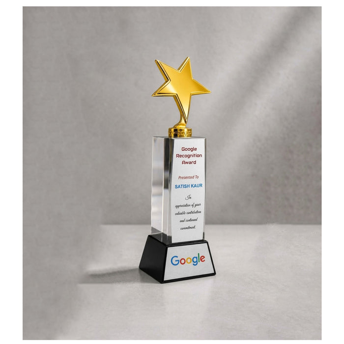 Crystal Trophy- CRT 35
