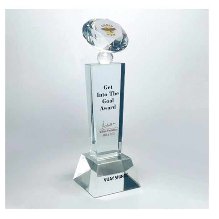 Crystal Trophy- CRT 36