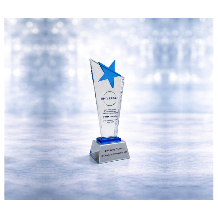 Crystal Trophy- CRT 44