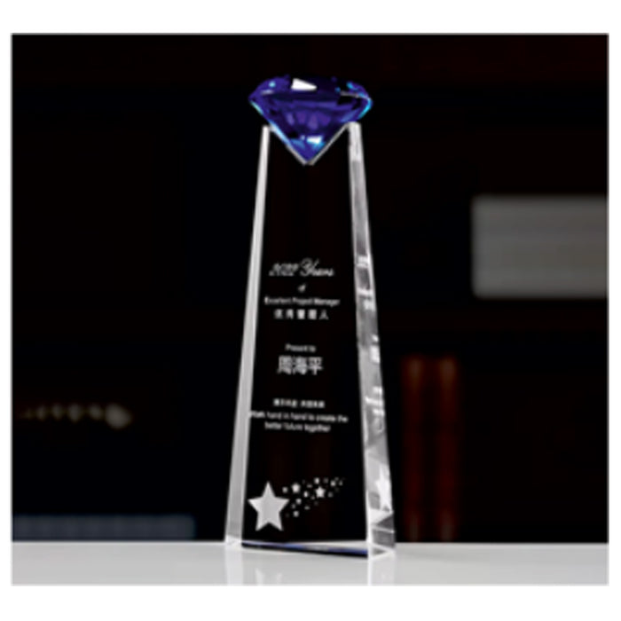 Crystal Trophy- CRT 46