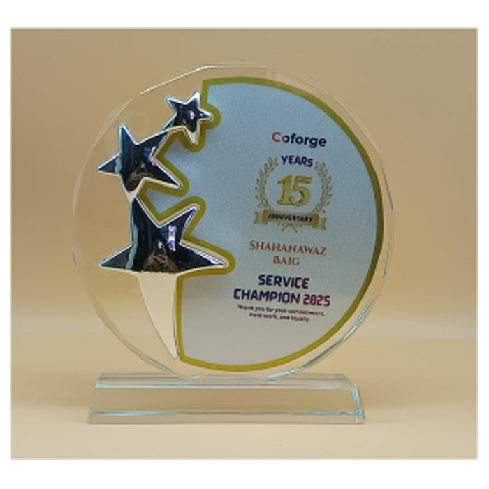 Crystal Trophy- CRT 53