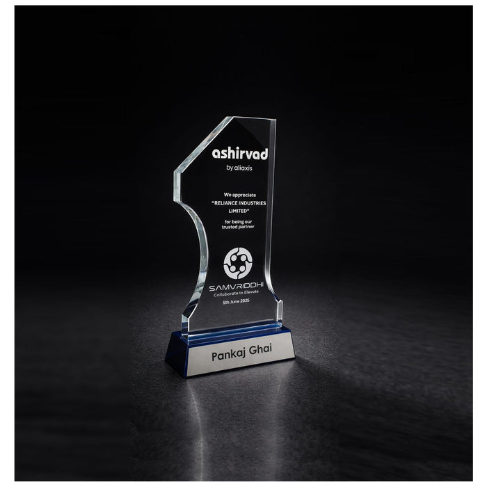 Crystal Trophy- CRT 9  Inch-9