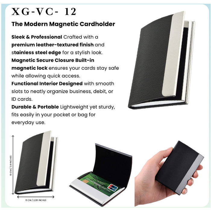 The Modern Magnetic Card Holder   XG - VC - 12