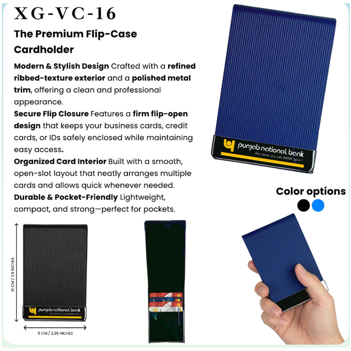 The Premium Flip - Case  Card Holder   XG - VC - 16