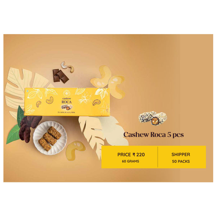 Cacao Springs - Cashew Roca 5 pcs