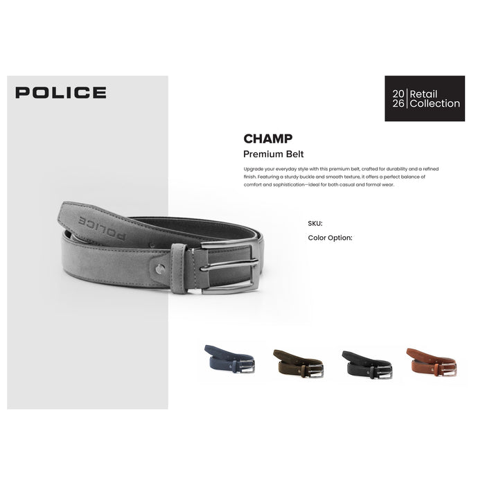 Police - Champ Premium Belt
