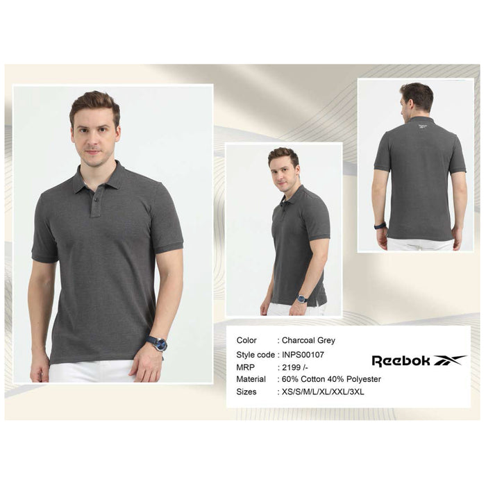 Reebok -  Cotton With  Polyester  T- Shirts
