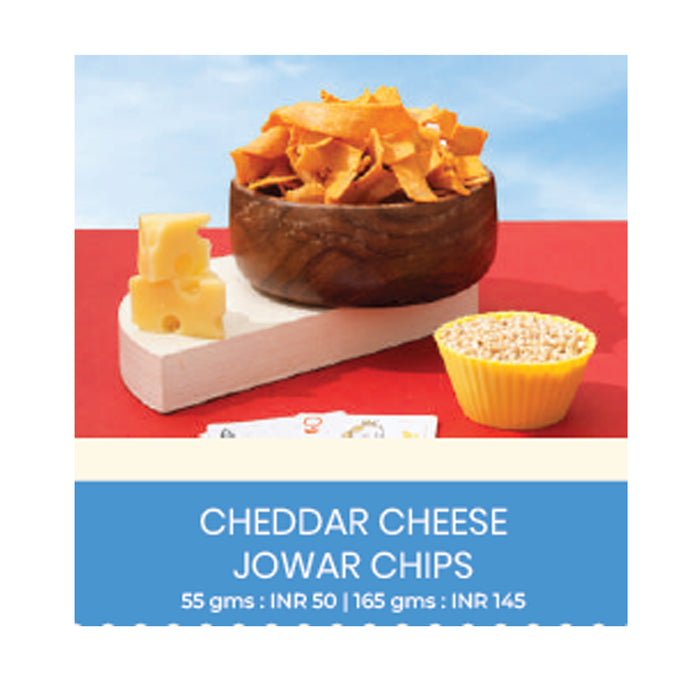 Snackible - Cheddar Cheese Jowar Chips