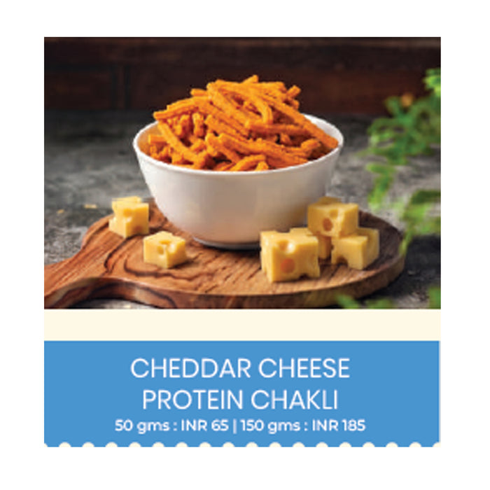 Snackible - Cheddar Cheese Protein Chakli