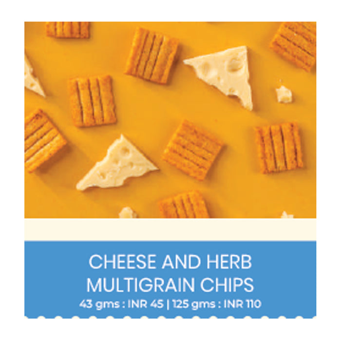 Snackible - Cheese And Herb Multigrain Chips