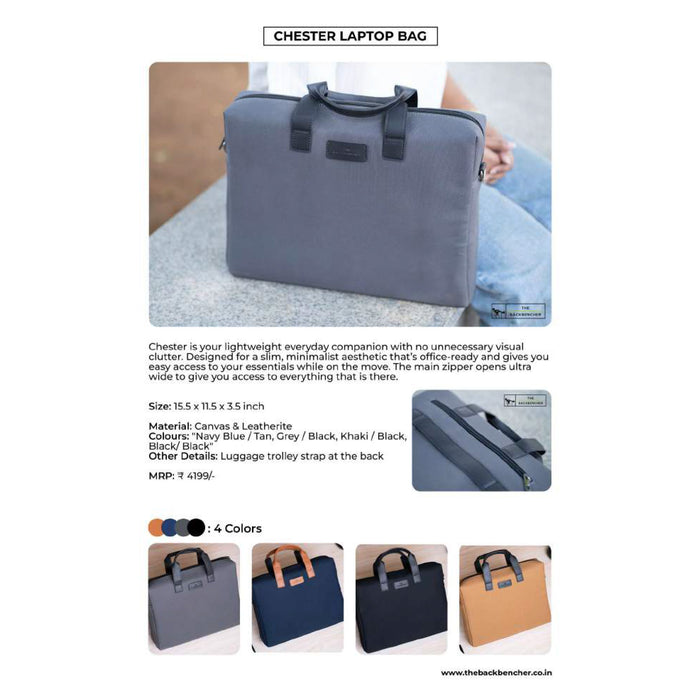 The Back Bencher - Chester  Laptop Bag