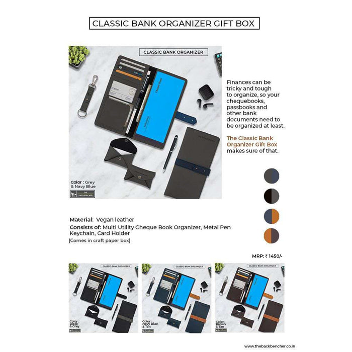 The Back Bencher - Classic Bank Organizer Gift Box