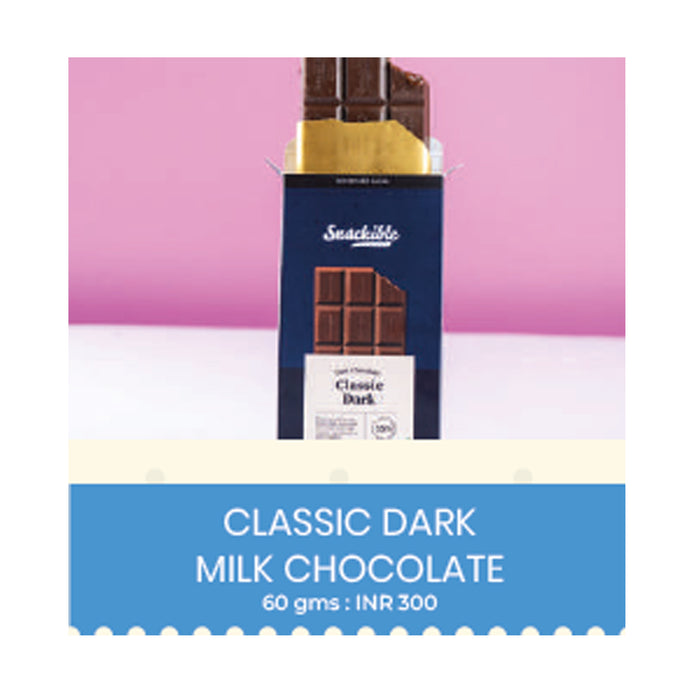 Snackible - Classic Dark Milk Chocolate
