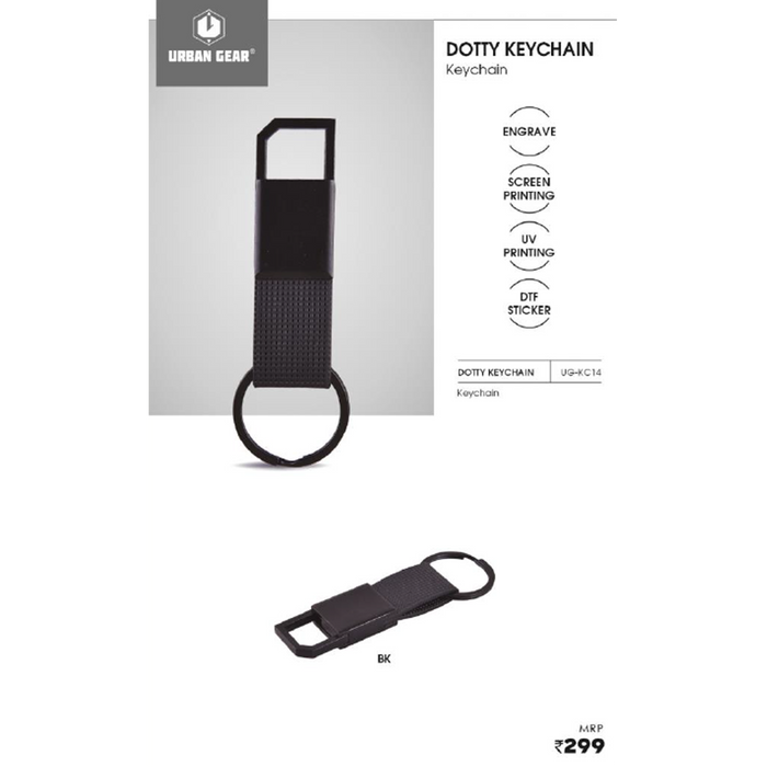 URBAN GEAR - Dotty - Faux Leather Keychain -  UG-KC14