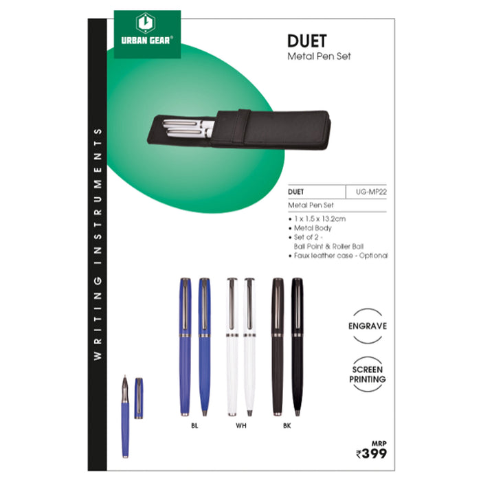 Urban Gear- Duet Metal Pen Set UG-MP22