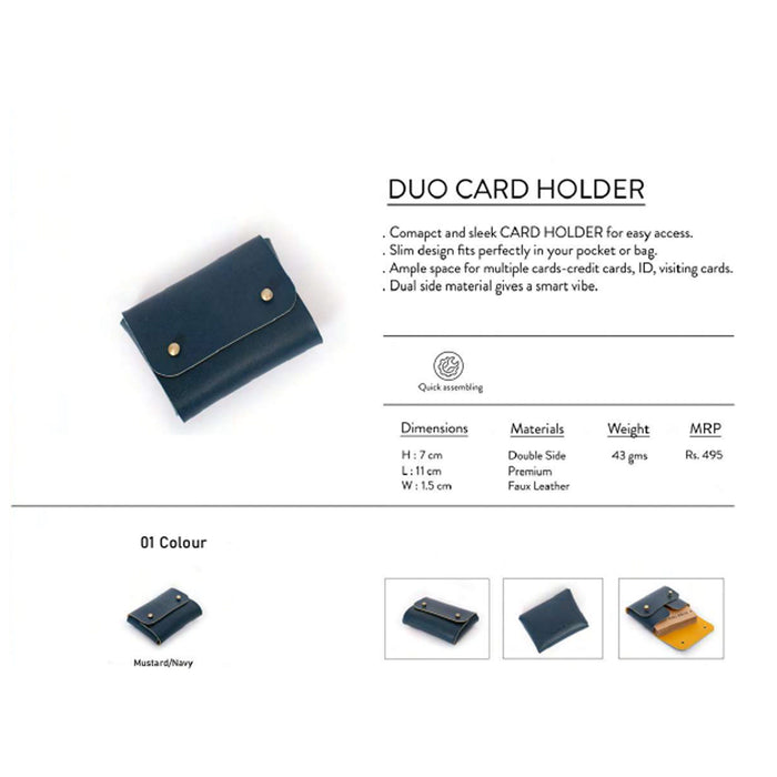 OBLIQUE- DUO CARD HOLDER   TRAVEL ACCESSORIES
