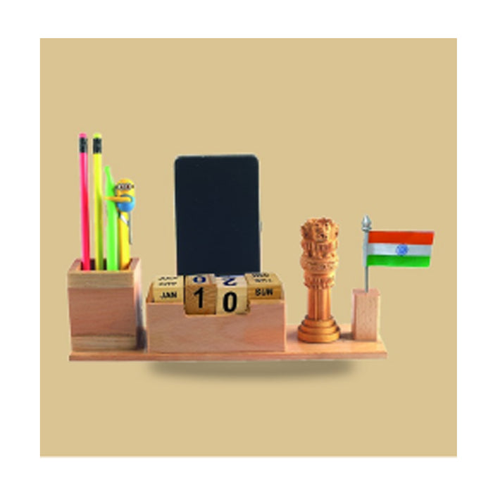Wooden Pen Stand India Special - DW 1003 F