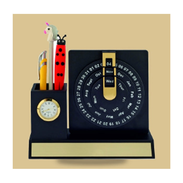 Black Wooden Pen Stand - DW 5002