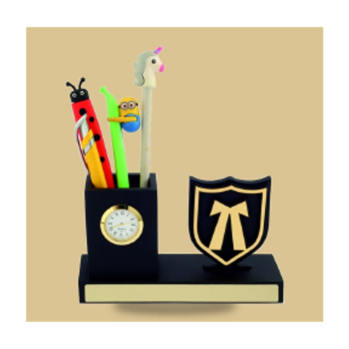 Black Wooden Pen Stand - DW  5036 ADV