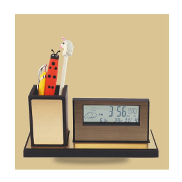 Black Wooden Pen Stand - DW  5046