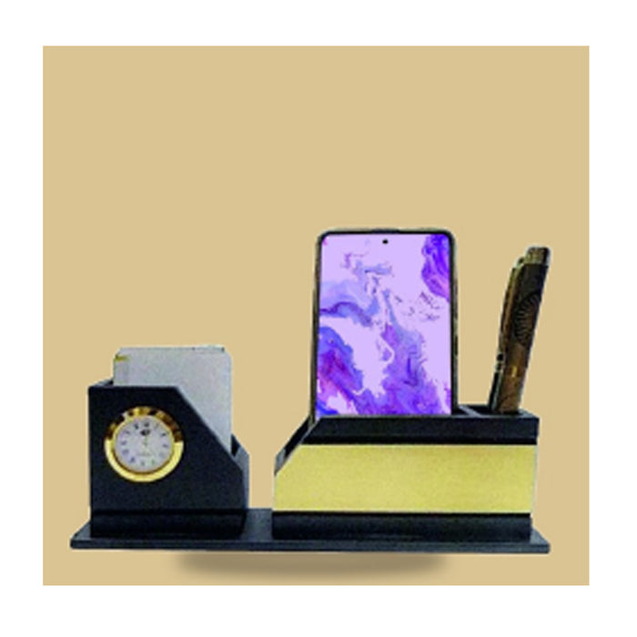 Black Wooden Pen Stand - DW 6011