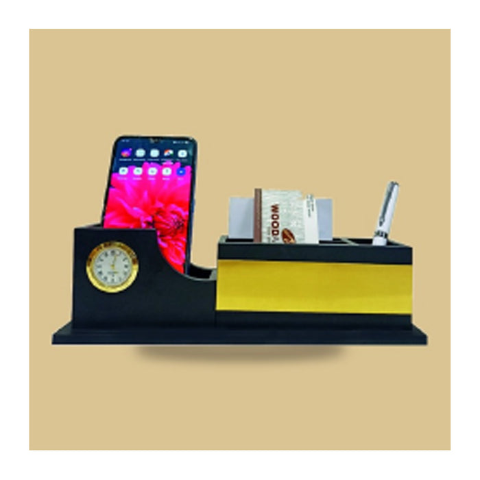 Black Wooden Pen Stand - DW  6031