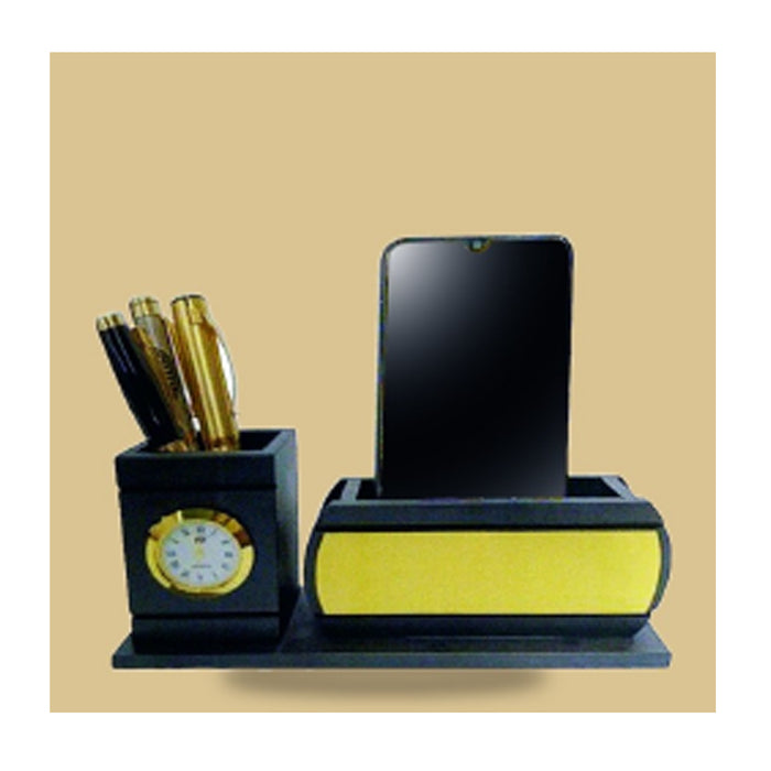 Black Wooden Pen Stand - DW  6071
