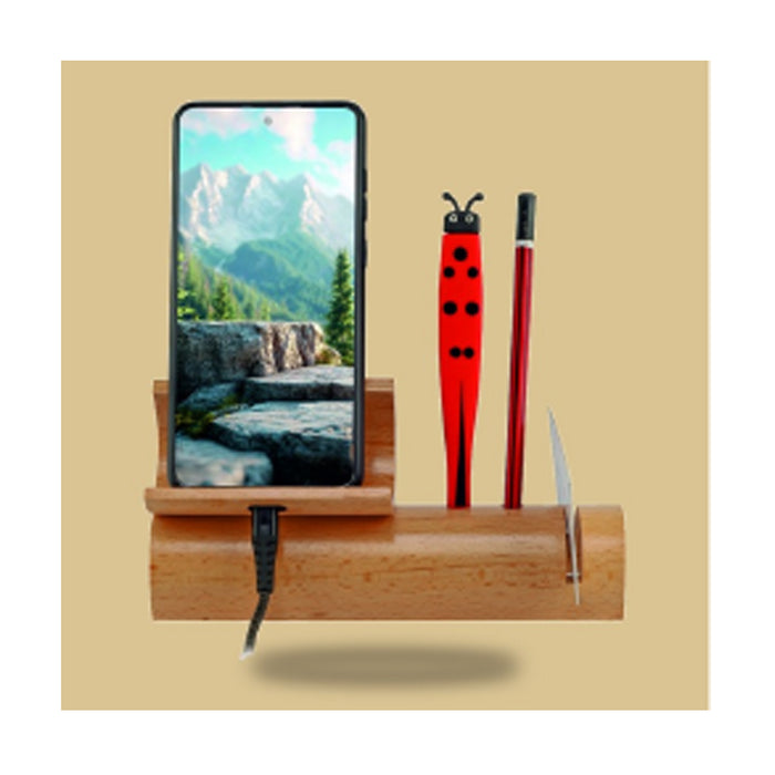 Wooden Pen Stand - DW 7002