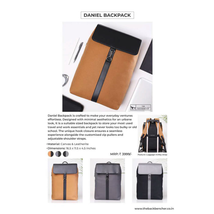 The Back Bencher - Daniel Backpack