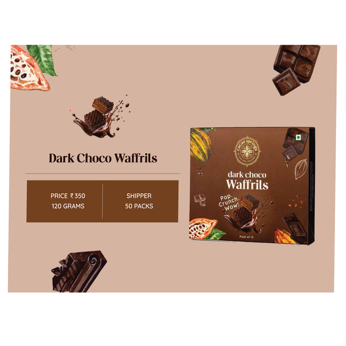 Cacao Springs - Dark Choco  Waffrils