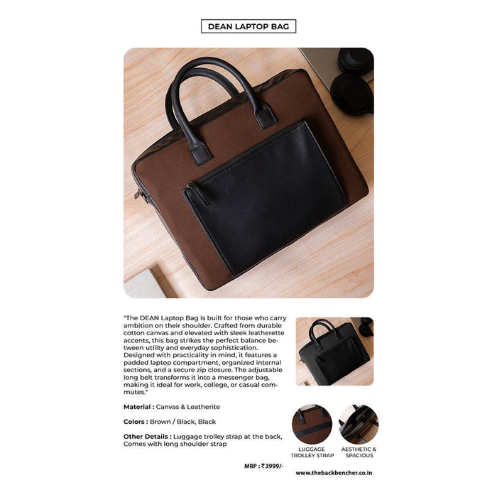 The Back Bencher - Dean Laptop Bag