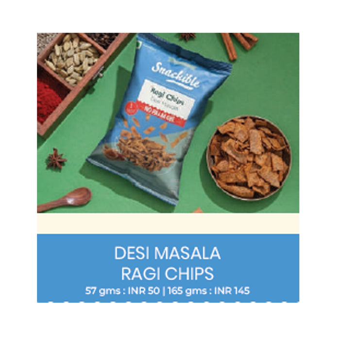 Snackible - Desi Masala Ragi Chips