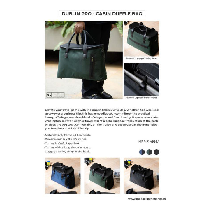 The Back Bencher - Dublin Pro Cabin Duffle