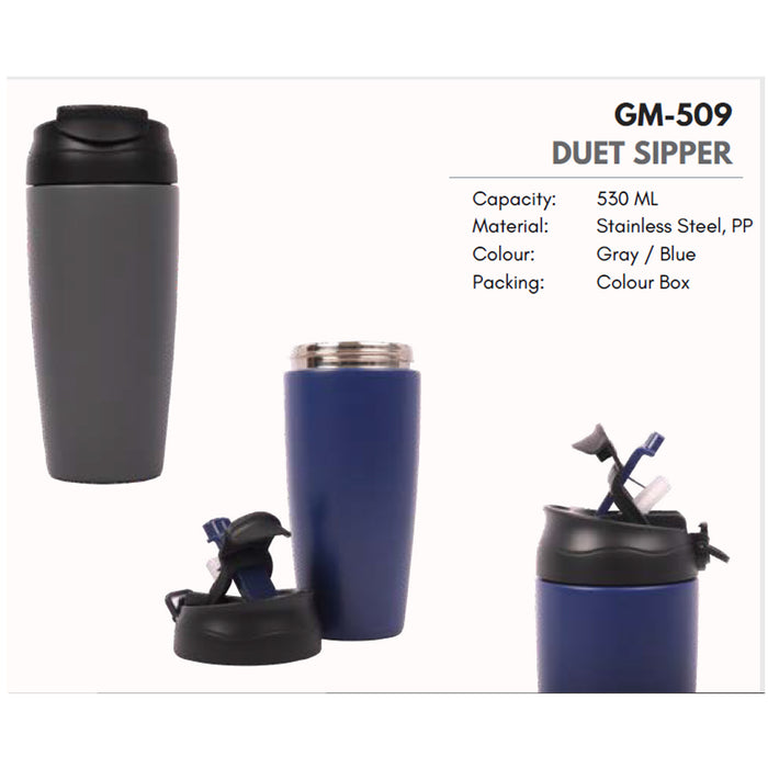 GM - Duet Sipper Double Wall Vacuum Mug GM-509