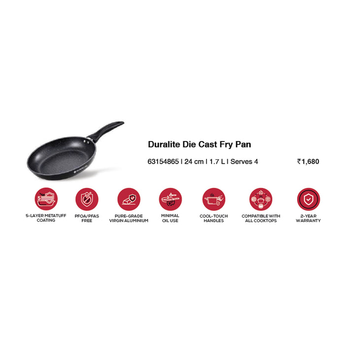 Wonder Chef - Duralite Die Cast Fry Pan
