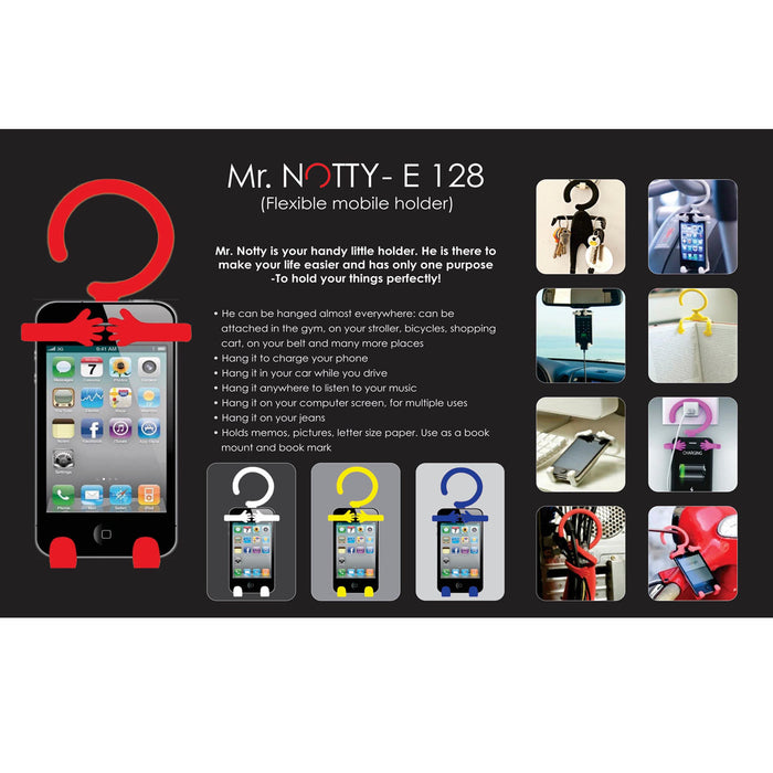 Mr. Notty: Flexible mobile holder  -  E 128