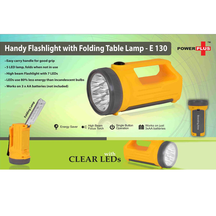 Handy Flashlight with Folding table lamp -  E 130