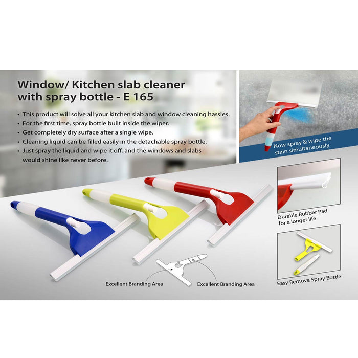 Kitchen Window Cleaner Window/ Kitchen slab cleaner with spray bottle - E 165