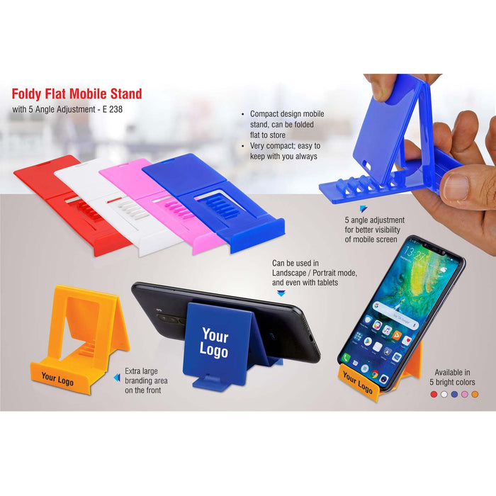 FoldyFlat mobile stand with 5 angle adjustment -  E 238