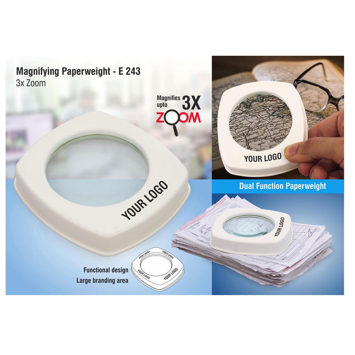 Magnifying paperweight (3x zoom) - E 243