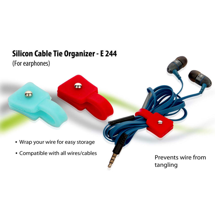 Cable tie organizer (silicon) -  E 244