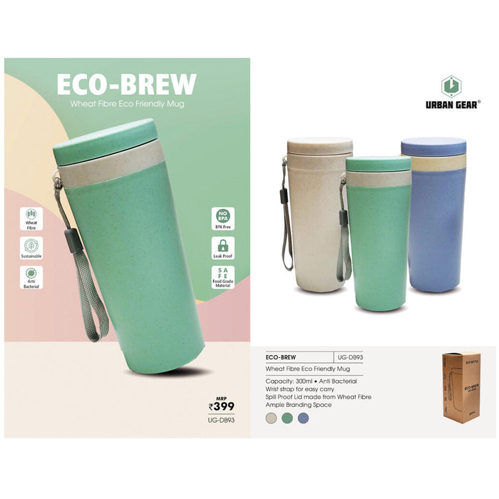 URBAN GEAR - Eco-Brew - Wheat Fibre Cup (300ml) - UG-DB93