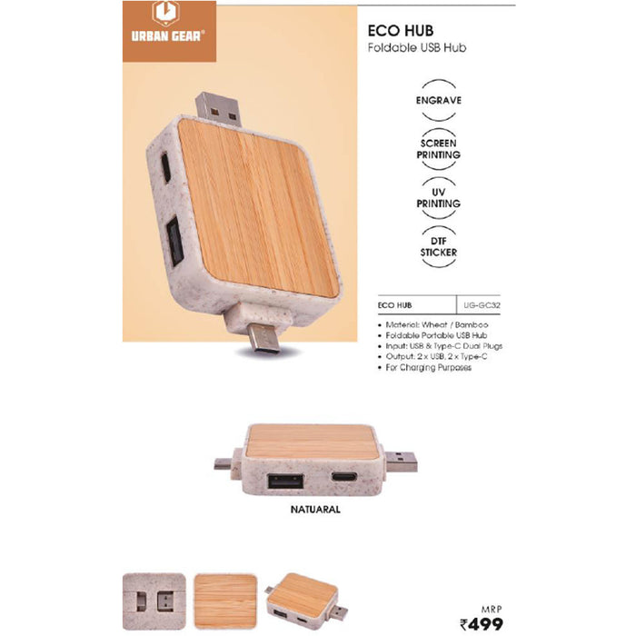 URBAN GEAR - ECO HUB - USB Hub  - UG-GC32