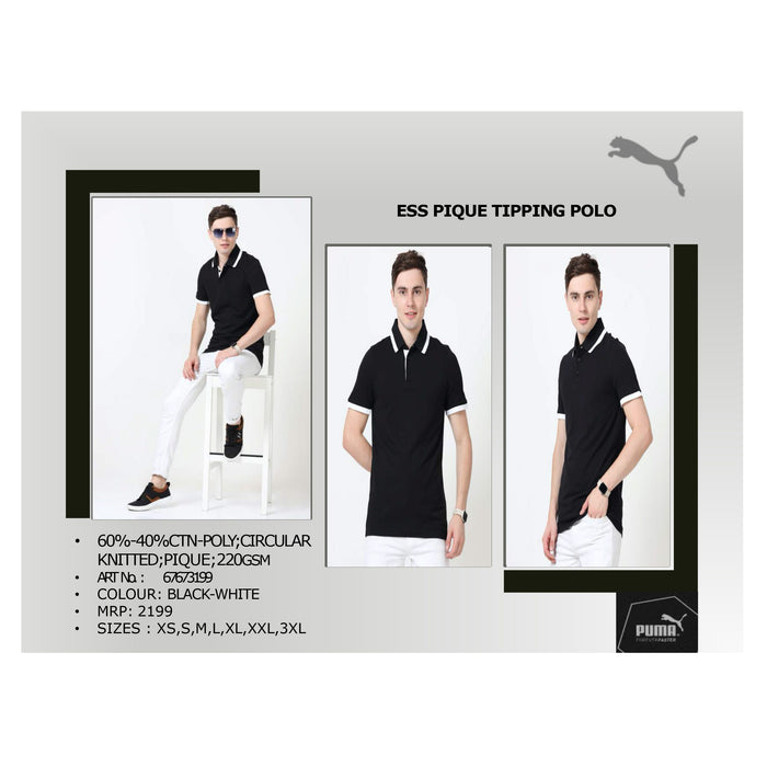 ESS Pique Tipping Polo